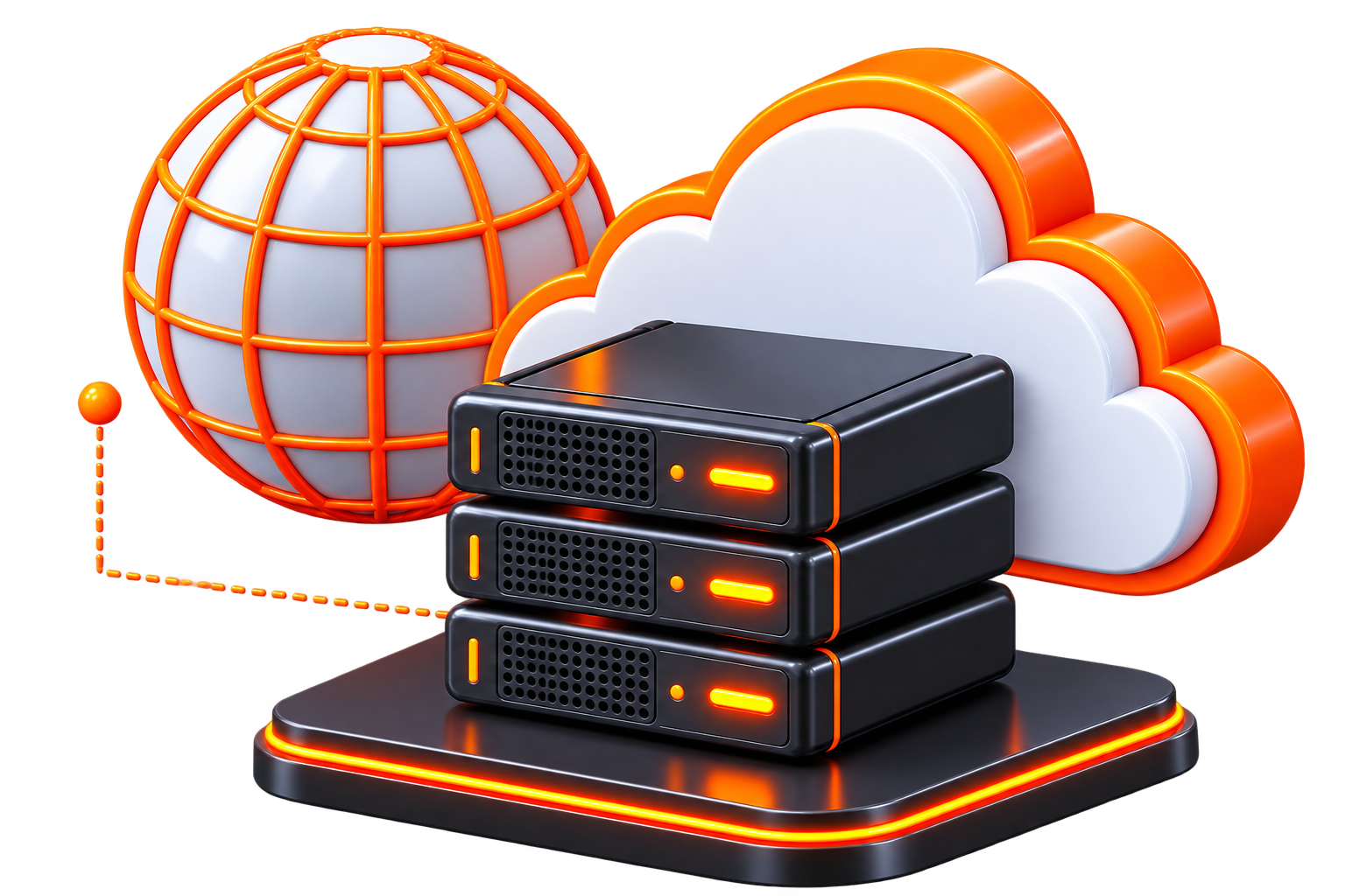 Shared hosting server network